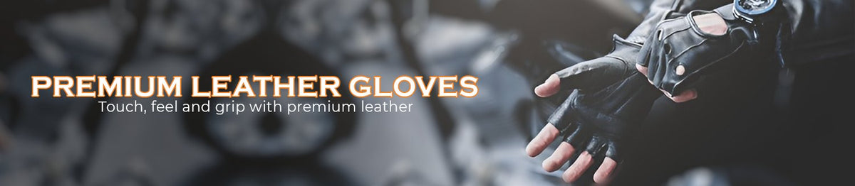 Cycling Leather Gloves