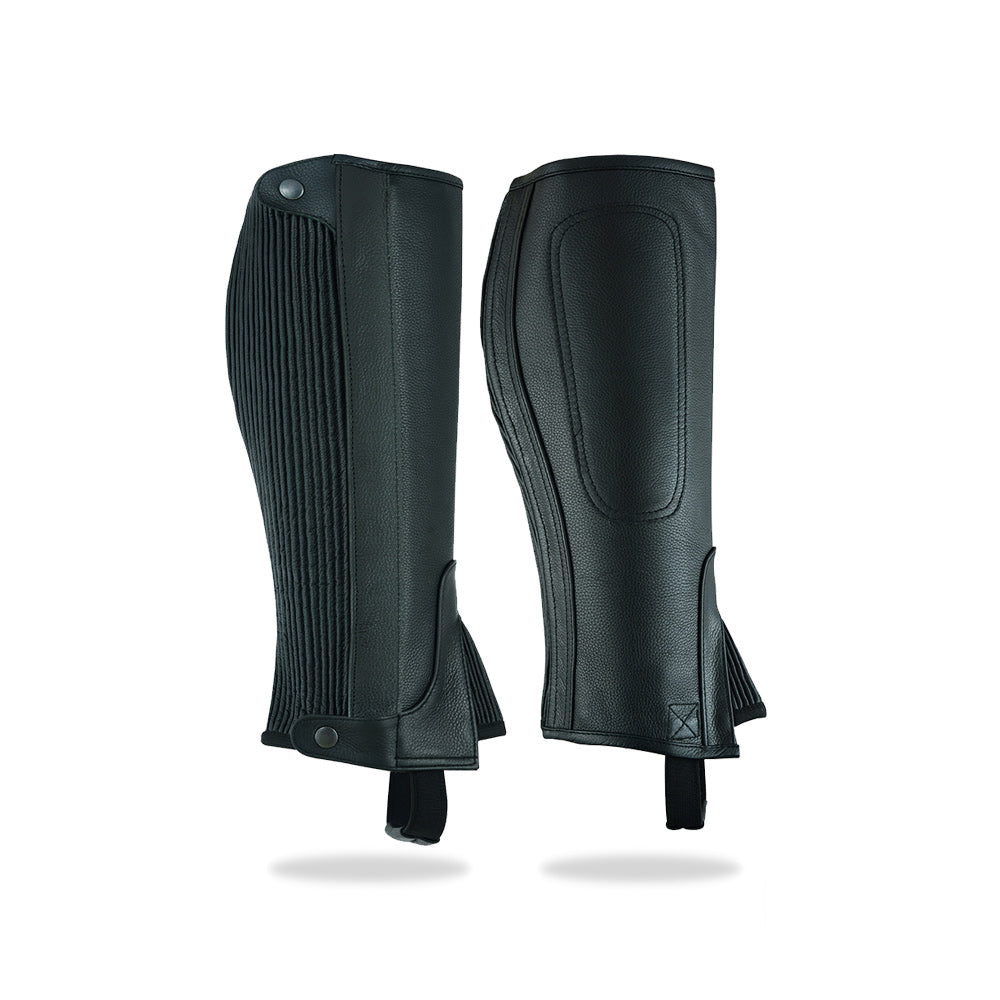 Tackfield Ridding Leather Half Chaps