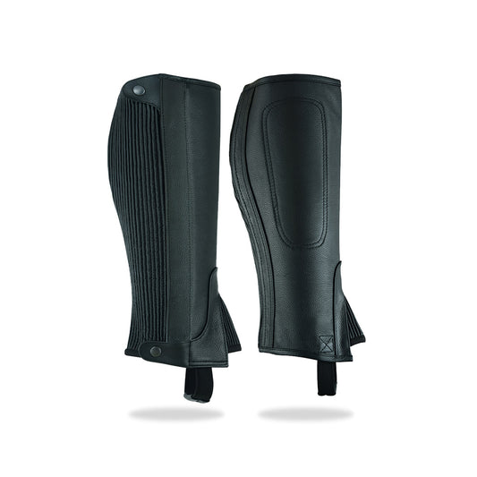 Tackfield Ridding Leather Half Chaps
