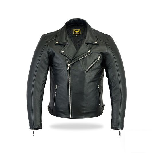 Tackfield Rugged Biker Jacket with Retro Design
