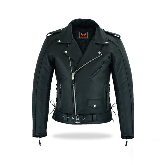 Tackfield Rider’s Leather Jacket with Side Laces