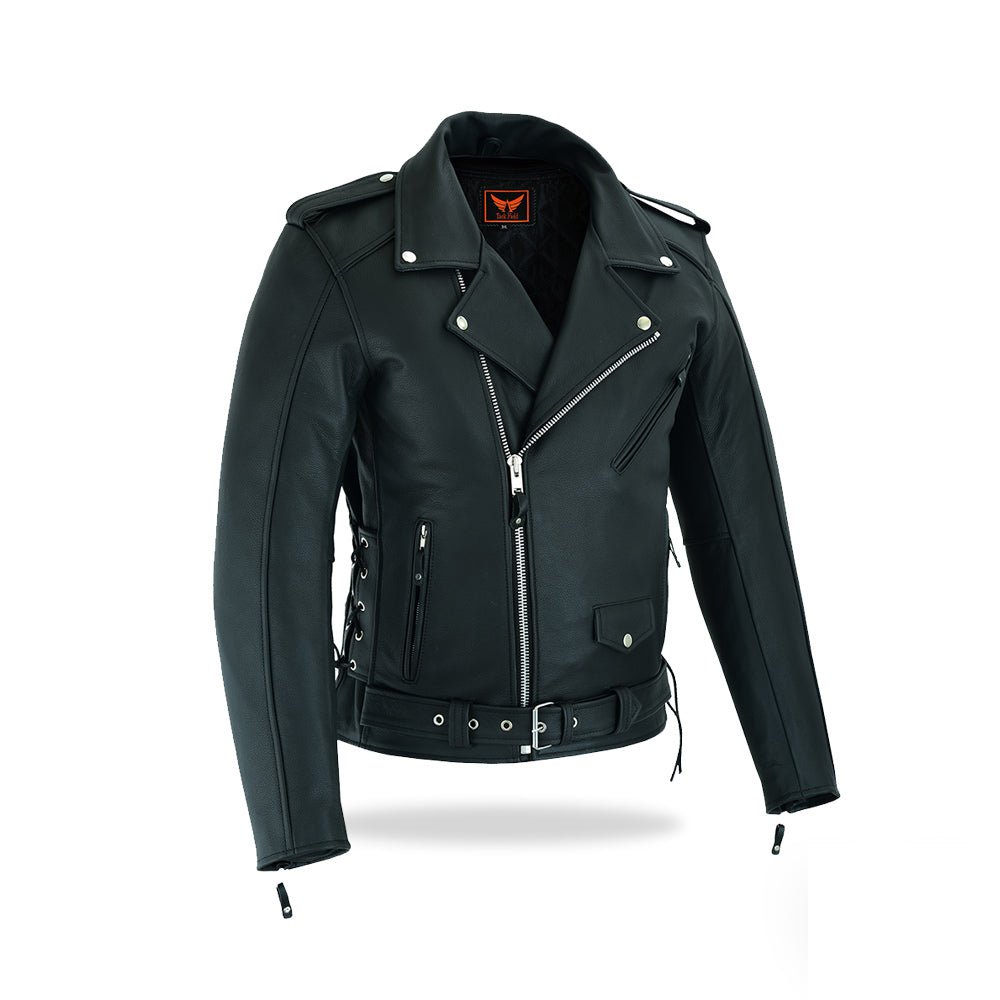 Tackfield Rider’s Leather Jacket with Side Laces