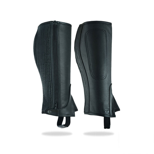 Tackfield Ridding Leather Half Chaps