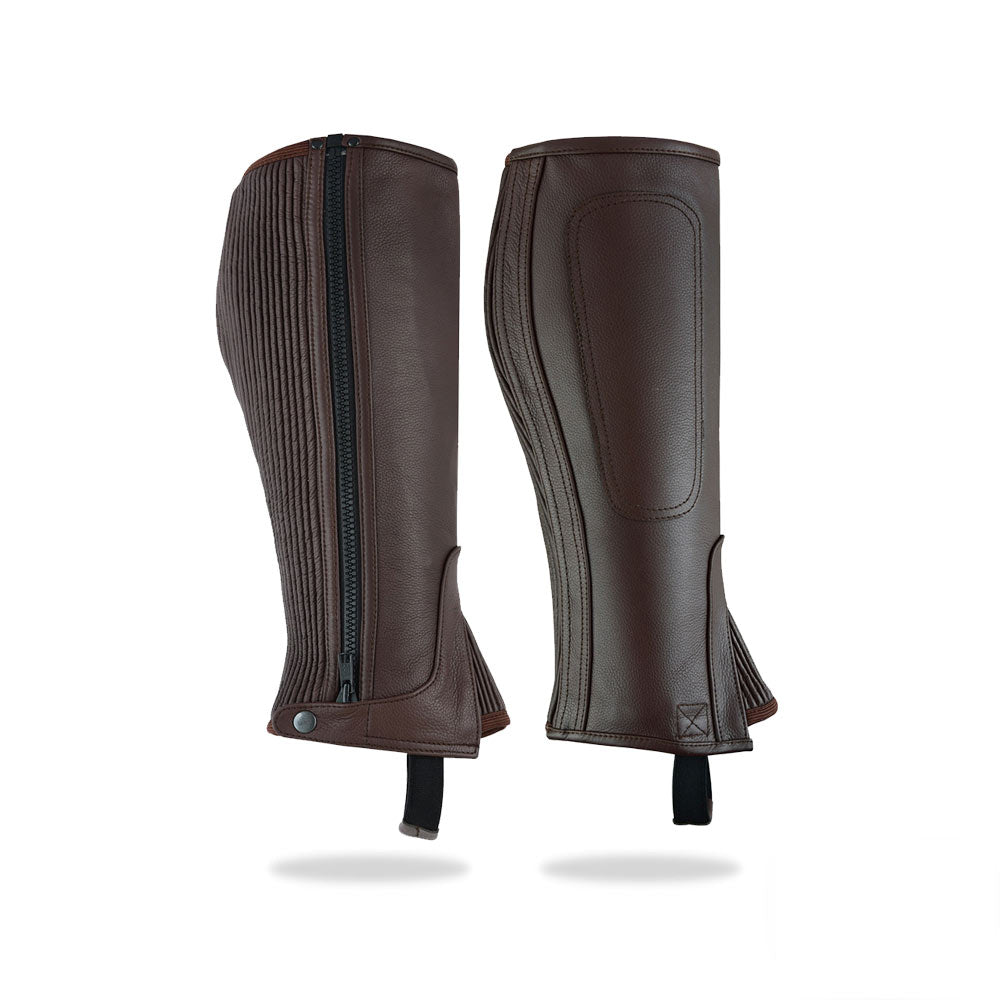 Tackfield Ridding Leather Half Chaps