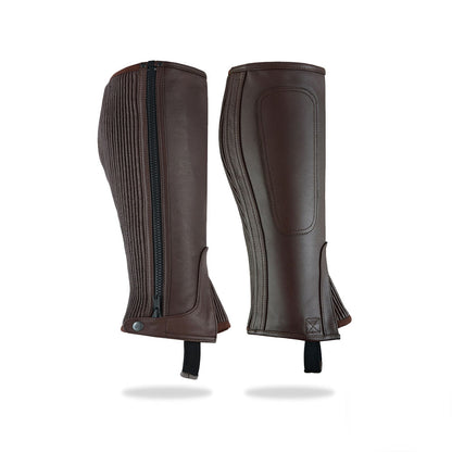 Tackfield Ridding Leather Half Chaps